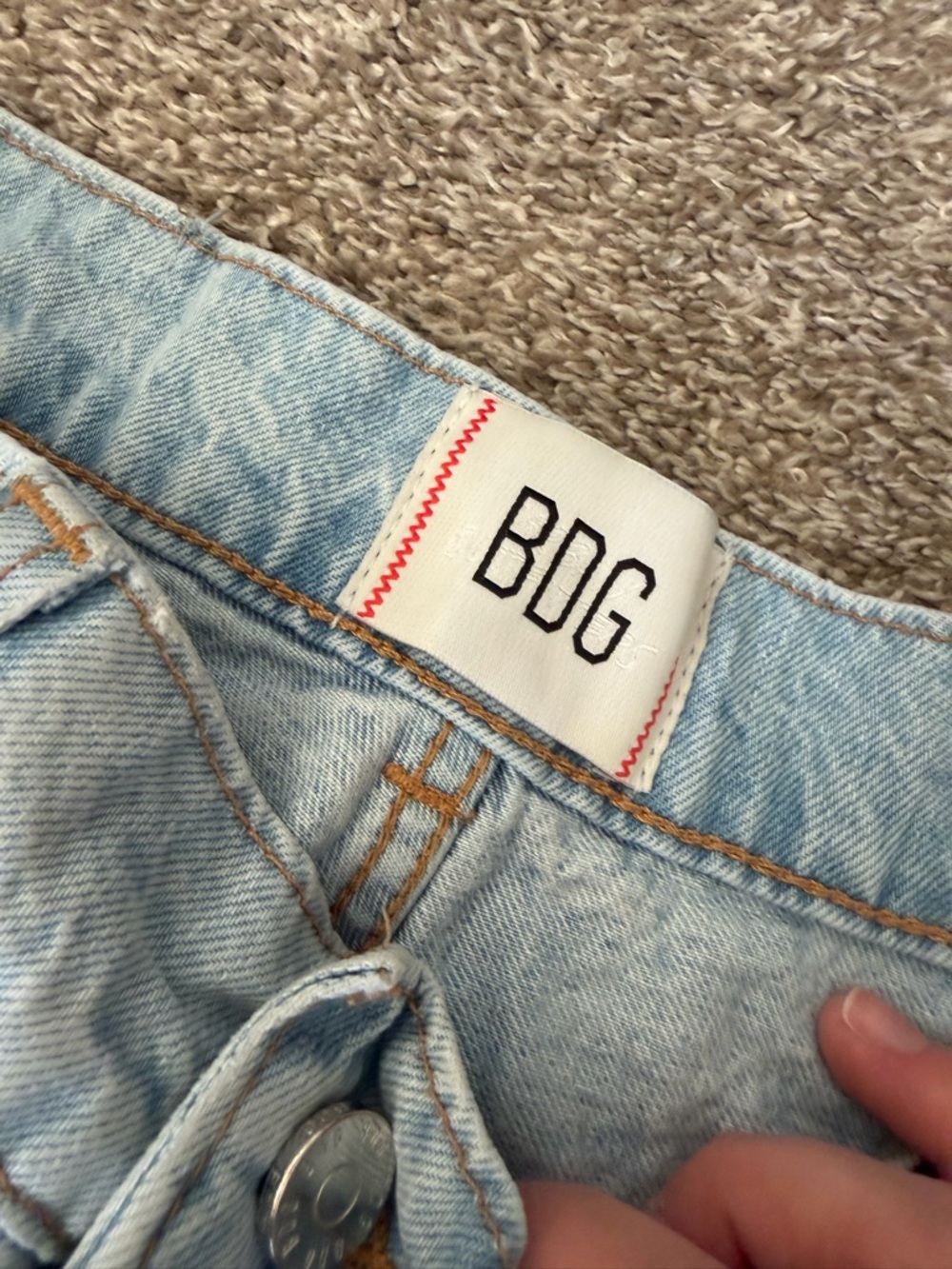 Urban Outfitters BDG Rih Extreme Barrel Mid-Rise Jean y2k chic tiktok trendy fyp - Picture 5 of 8